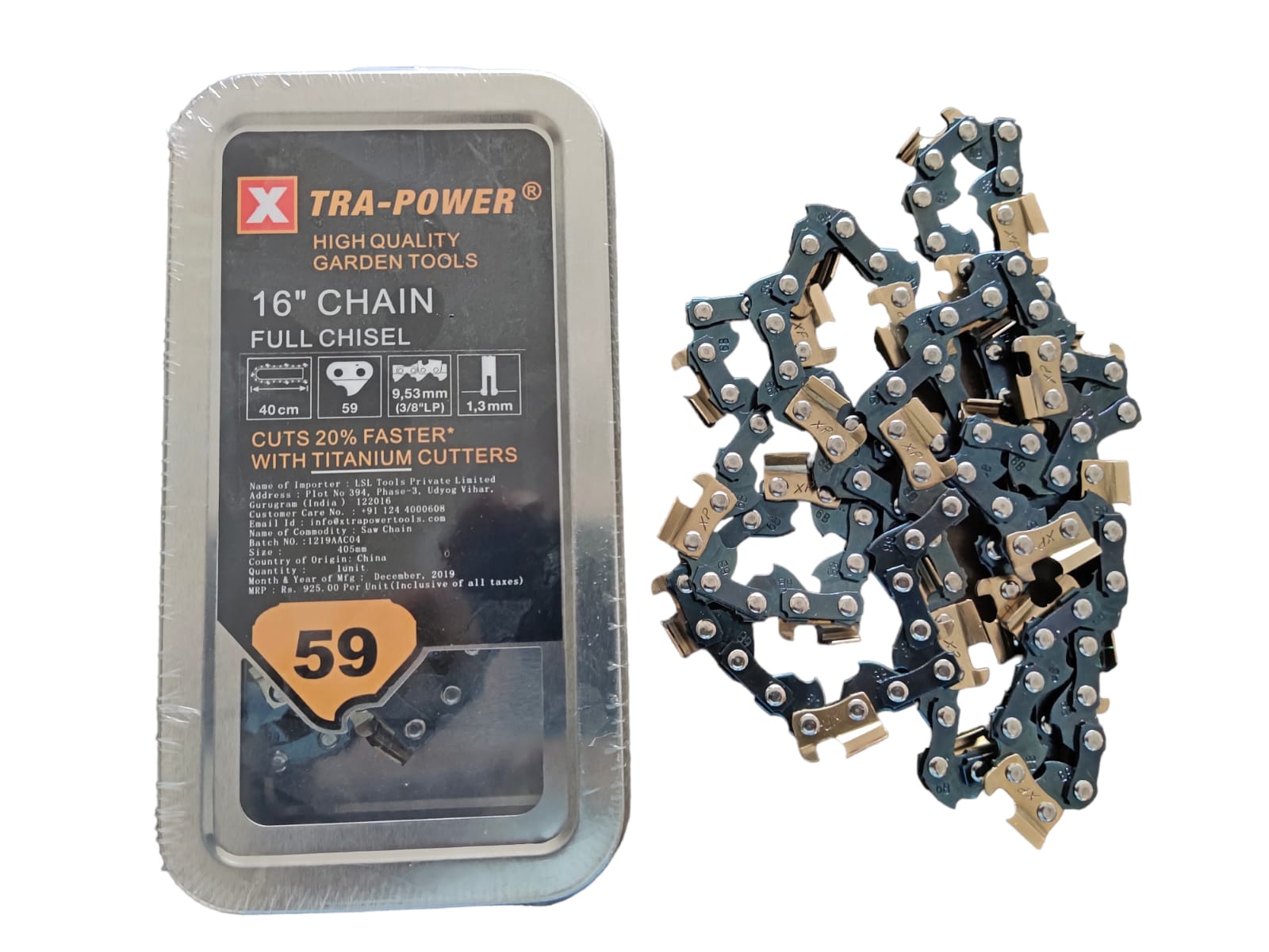 Xtra Power Titanium Chainsaw Chain 16 Inch - 100% Genuine